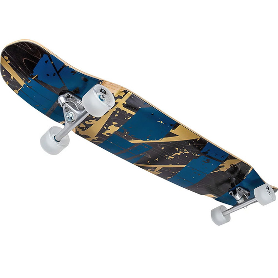 NKX Superior Dancing Longboard negru și auriu 48.5"