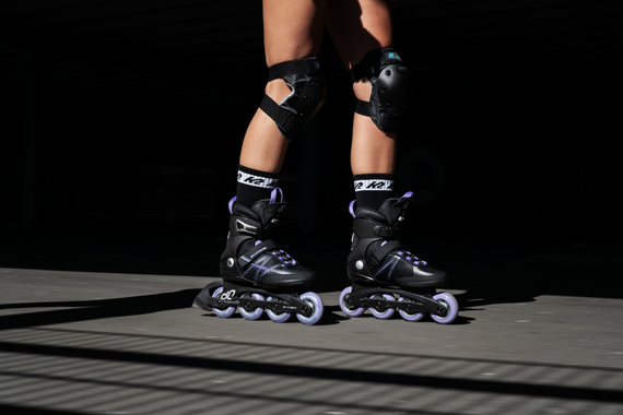 Patine cu rotile K2 Alexis 80 Pro Negru și violet