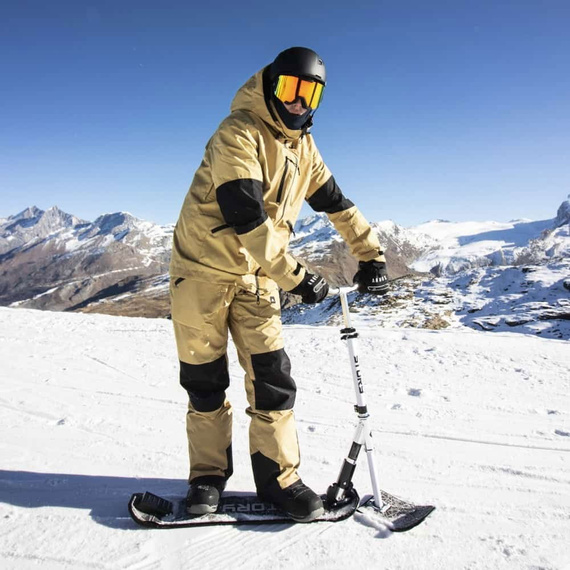 Story Deluxe Snow Scooter Alb și negru 83-94 cm