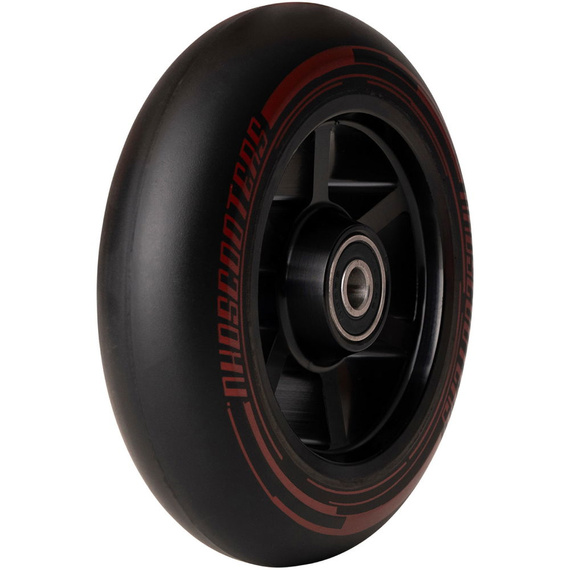 NKD Mono Street Stunt Scooter Roți negre și roșii 115 mm