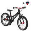 KUbikes 16S bicicletă superușoară pentru copii Negru și roșu
