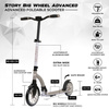 Transport urban Scooter Story Big Wheel Advanced Foldable Scooter Gri / maro 230/200 mm