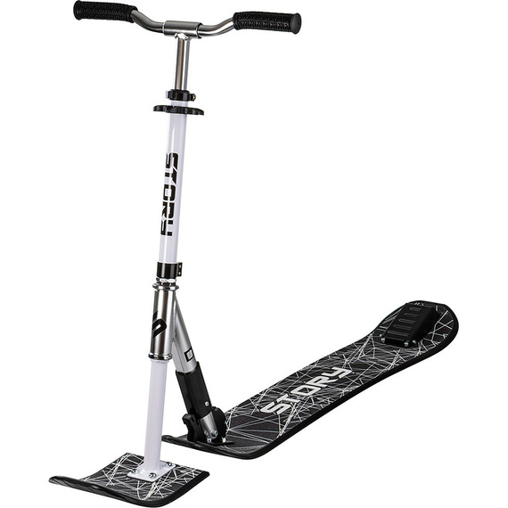 Story Deluxe Snow Scooter Alb și negru 83-94 cm