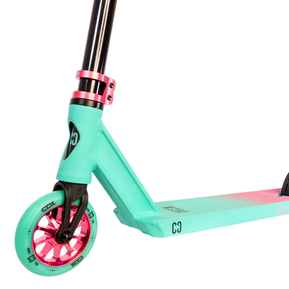 Trotinetă de Freestyle CORE CD1 Complete Stunt Scooter Albastru-Deschis cu Roz înălț. 81 cm