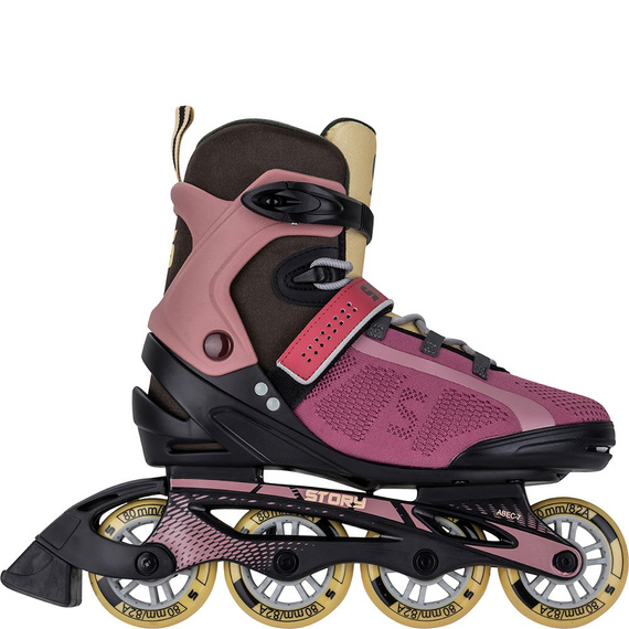 Patine cu rotile de agrement Inline STORY Union Burgundy