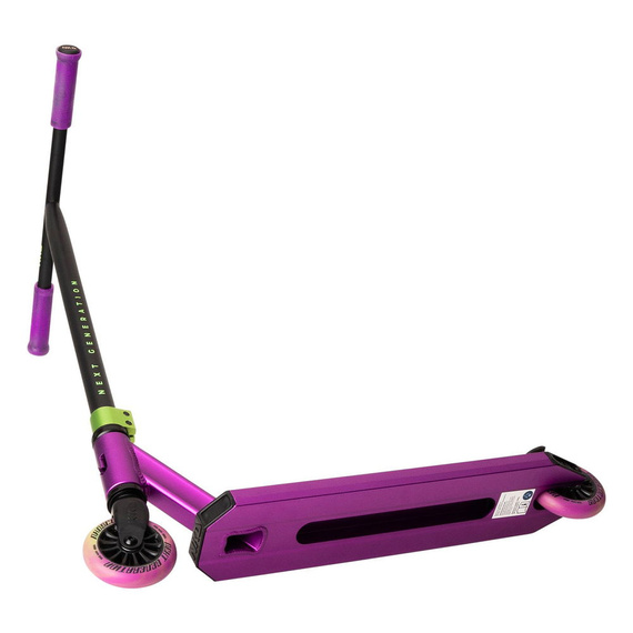 NKD Next Generation Scuter negru și violet din aluminiu de înaltă performanță Ușor pentru tinerii piloți. 79,4 cm