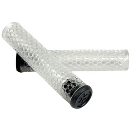 Union Honeycomb Soft Grips pentru scuter de performanță alb transparent 155 mm