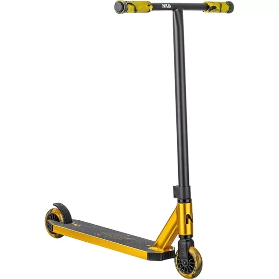Stunt Aluminiu Scuter ușor pentru tineri rideri NKD Next Generation Stunt Gold wys. 79,4 cm