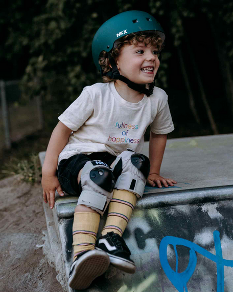 NKX Brain Saver Skateboard Helmet Ocean Blue