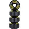 NKX Candy Series Toxic negru și galben 53mm 99A roți de skateboard