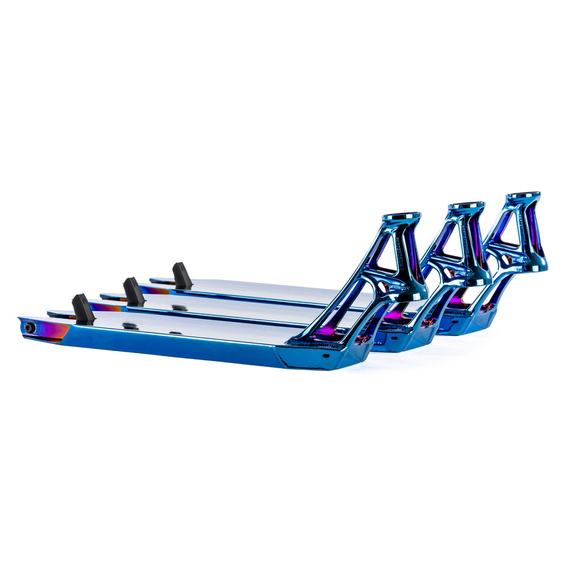 Platformă pentru Ethic Pro Scooter Deck Pandemonium V2 460 mm Blue Chromed