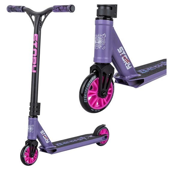 Story Beast Scooter de performanță pentru copii Lavender wys. 76 cm