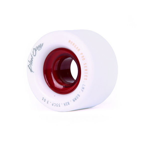 Roți Blood Orange Morgan Pro alb și roșu 60 mm 82A