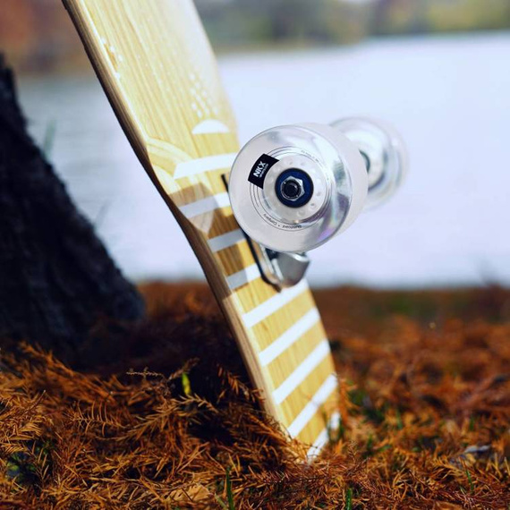 Longboard pentru dans NKX Vegas alb 116 cm