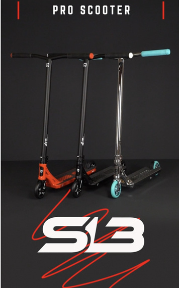 Trotinetă freestyle CORE SL3 Complete Stunt Scooter Chrome Teal înălțime 92,5 cm