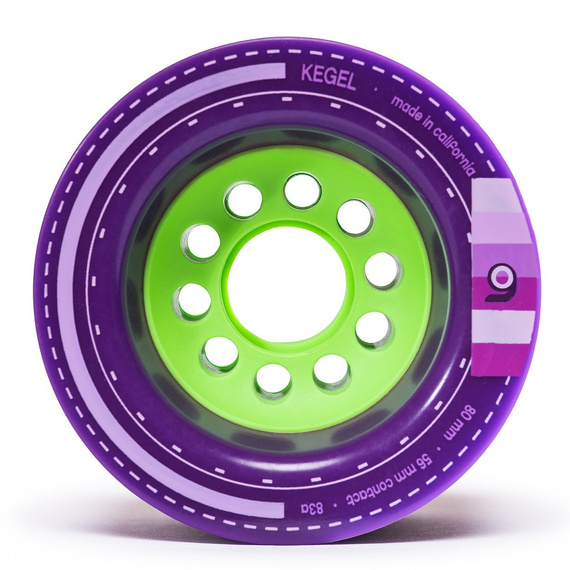 Orangatang Kegel Longboard roți violet 80mm 83A