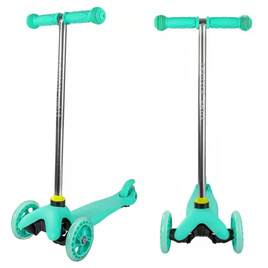 Scuter cu trei roți pentru copii Story Drive Mint Brocade