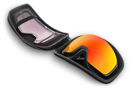 REKD Ascent MagSphere Snow Goggles Kit Black/Chromatic Torch M/L ochelari de snowboard și schi