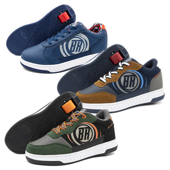 Breezy Rollers Hero 2 albastru marin și negru