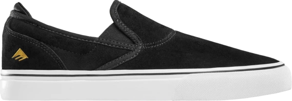 Pantofi EMERICA Wine G6 Slip-On negru/alb/dorat