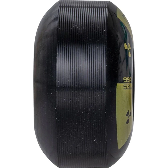 NKX Candy Series Toxic negru și galben 53mm 99A roți de skateboard