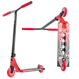 Trotinetă Freestyle CORE CL1 Complete Stunt Scooter Negru-Roșu înălțime 85 cm