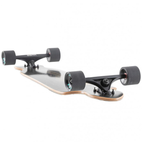 Longboard LandYachtz Battle Axe Space Rock negru 96.5 cm 