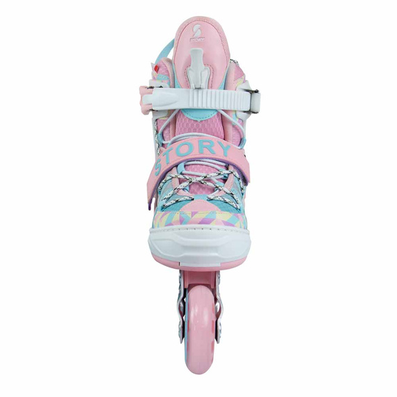 Patine în linie Story Spike ajustabile Blue-Pink