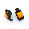 Set de roți Breezy Rollers Wheels negru și portocaliu
