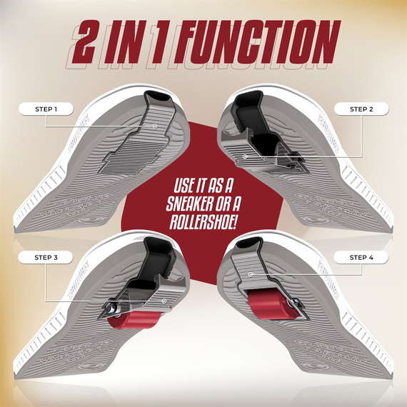 Breezy Rollers Jumper Cream Pantofi