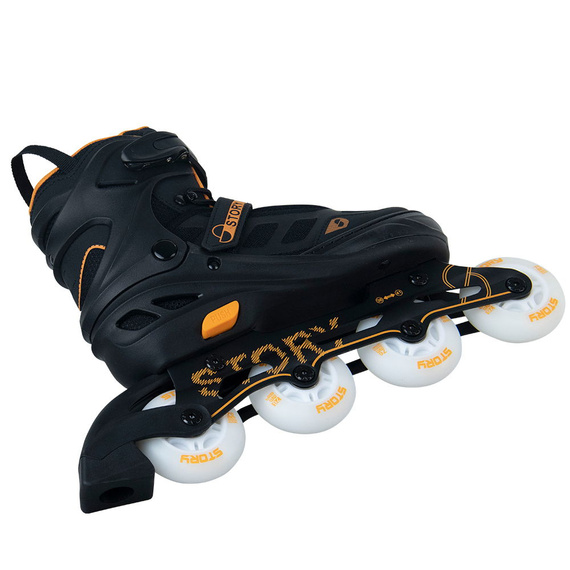 Patine în linie Story Fusion reglabile LED portocaliu