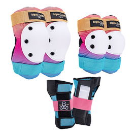 Triple Eight Protectors Saver Series 3 Pack Sunset protector set