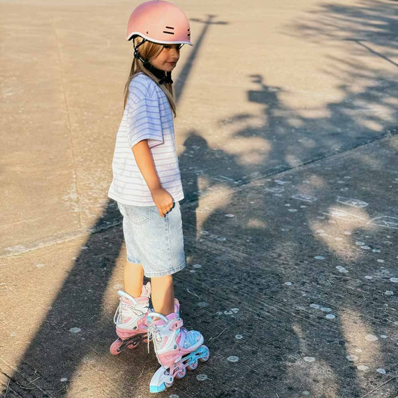 Story Spike Adjustable Inline Skates Albastru marin LED
