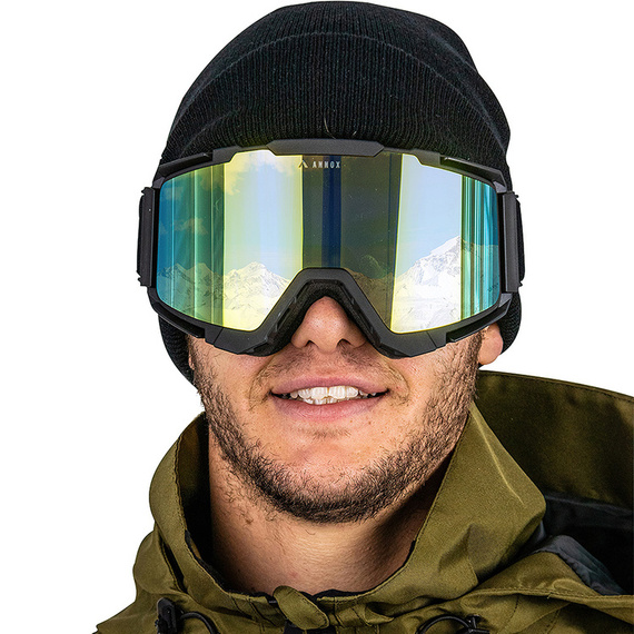 Ochelari de snowboard și schi Annox Team Adult RevoGold