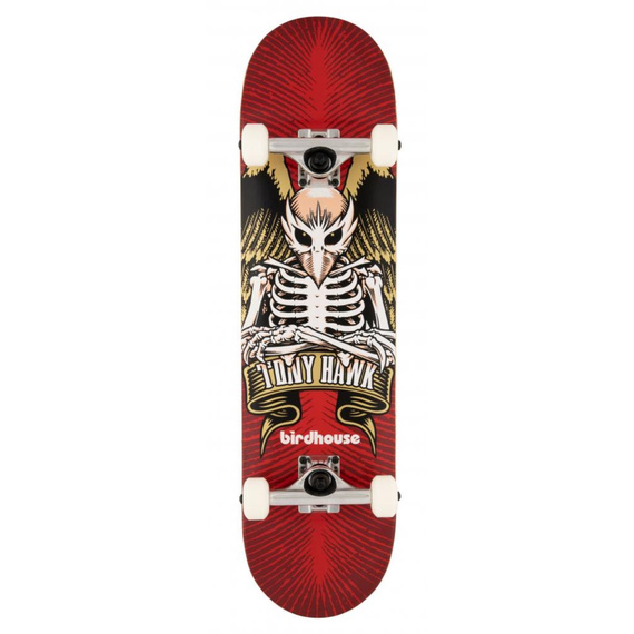 Birdhouse Complet Etapa 1 Hawk Icon skateboard Roșu 8"