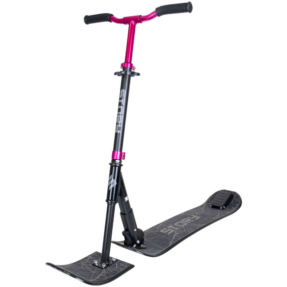 Story Deluxe Snow Scooter alb-roz 83-94 cm