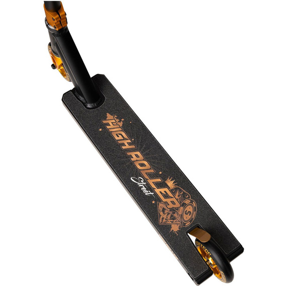 Story High Roller Scuter de performanță stradală Negru și auriu 87 cm