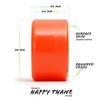 Orangatang Bee's Longboard Knees Roți Orange 90mm 80A