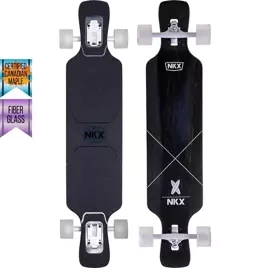 NKX Signature Fiberglass Longboard negru 101 cm