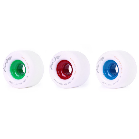 Roți Blood Orange Morgan Pro White-Green 70mm 80A