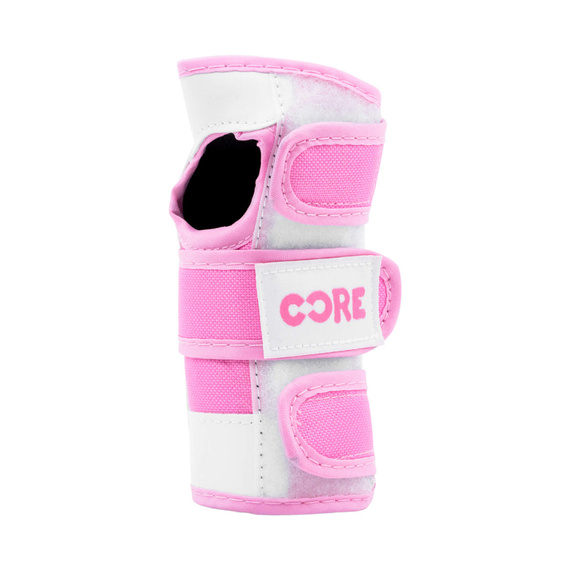 Set de protecții pentru copii CORE Kids Protection Junior Skate Triple Pad Set Roz
