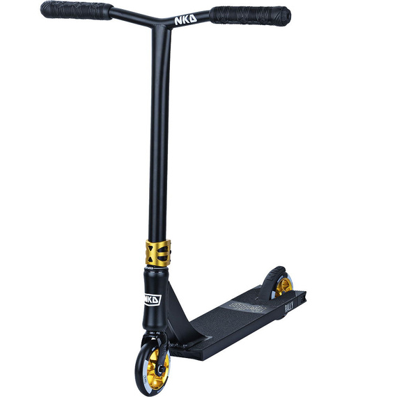 NKD Rally V4 Scooter de performanță negru și auriu wys. 79 cm