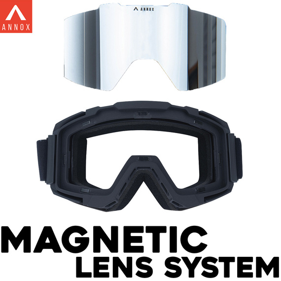Ochelari de snowboard și schi Annox Team Adult Silver/Gold