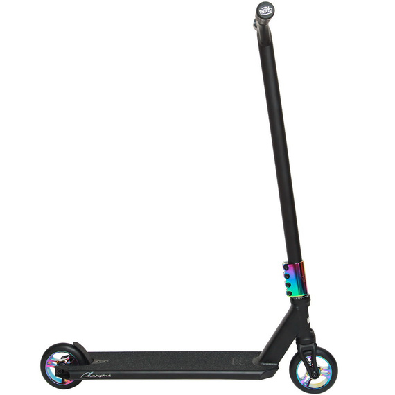 NKD RIZZ Stunt Scooter negru și curcubeu 81 cm