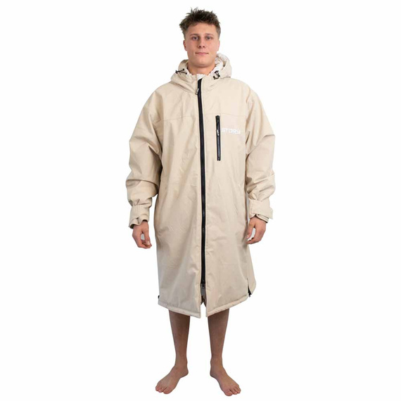 Poncho Poncho Jacket Story Change Robe Cream