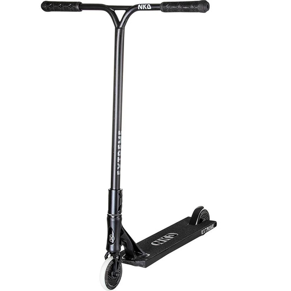 Performanță Scooter mare aluminiu ușor larg ghidon și platformă NKD Extreme negru wys. 91 cm