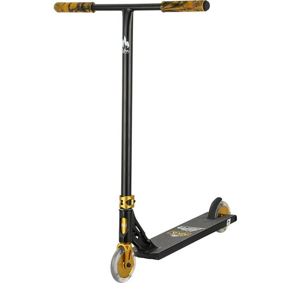 Scooter de înaltă performanță din aluminiu ușor mare de înaltă calitate 91 cm Platformă largă și ghidon NKD Nitro Street Black Gold
