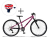 Bicicletă ușoară pentru copii KUbikes 24S Pink