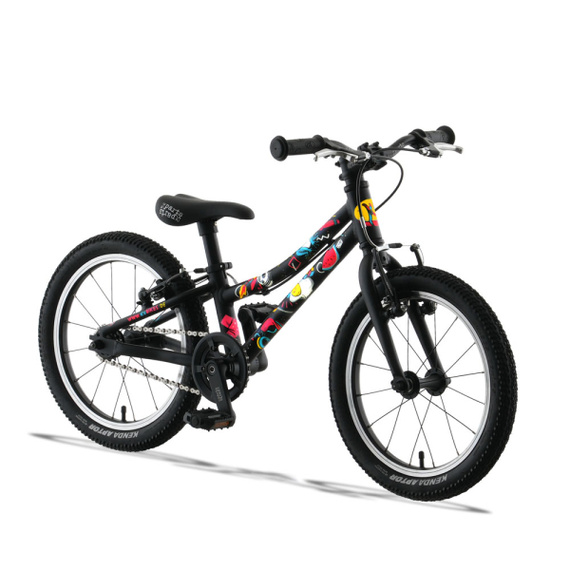 KUbikes 16S Superlight Bicicletă pentru copii Black Comic Book