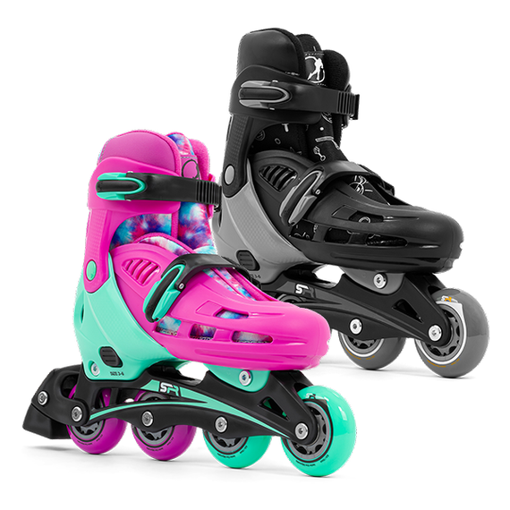 Patine SFR Cyclone II reglabile Patine cu rotile pentru copii Ninja